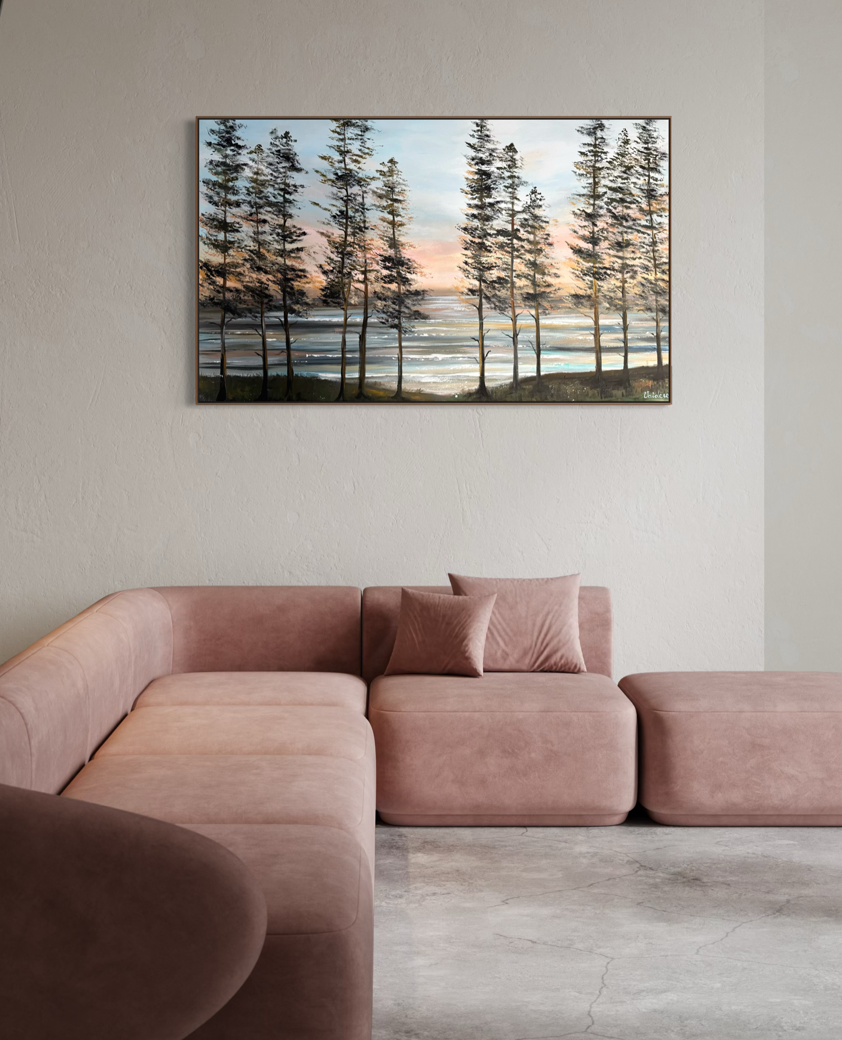 Rīta miers pie jūras