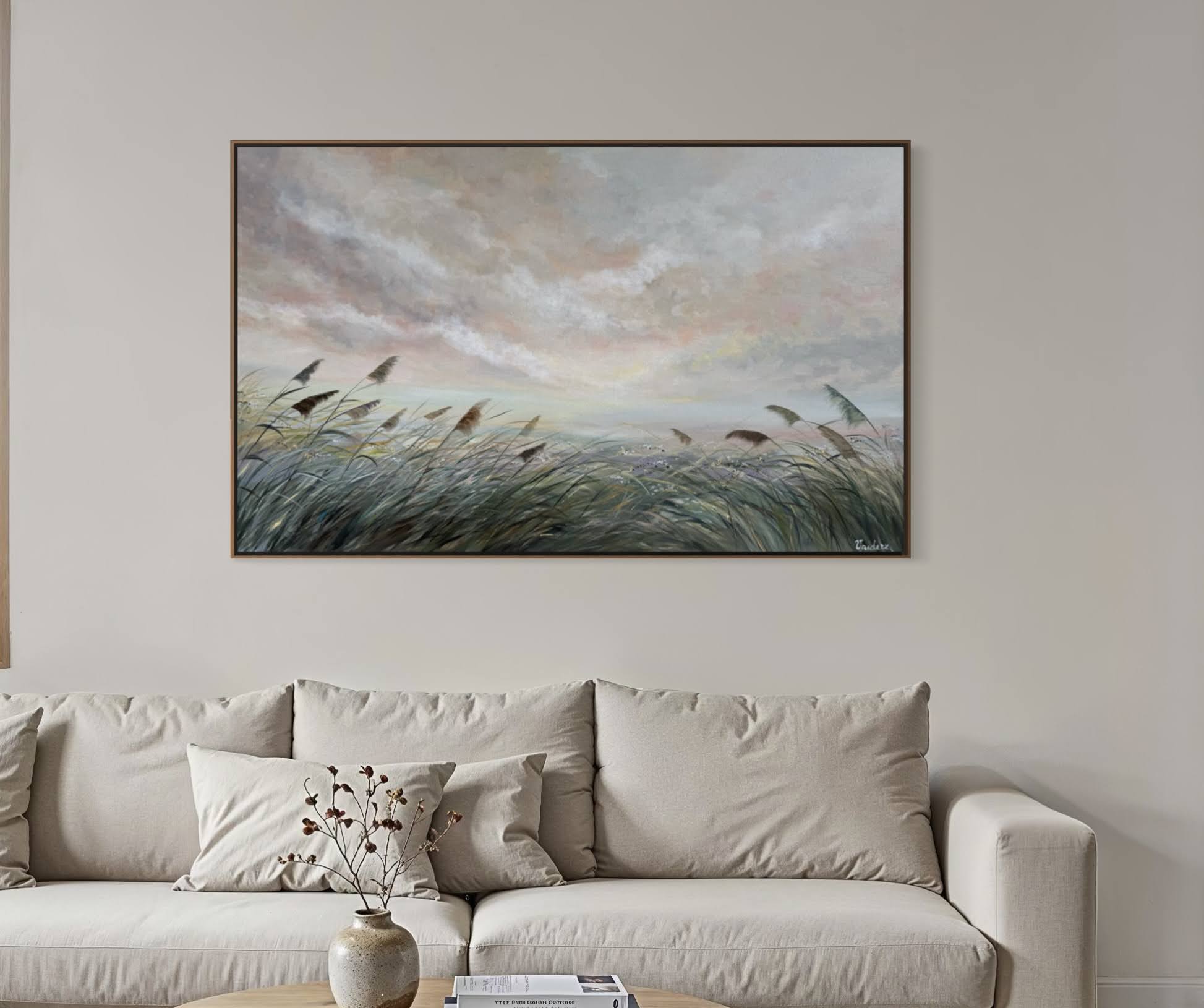 Zem rozā mākoņiem